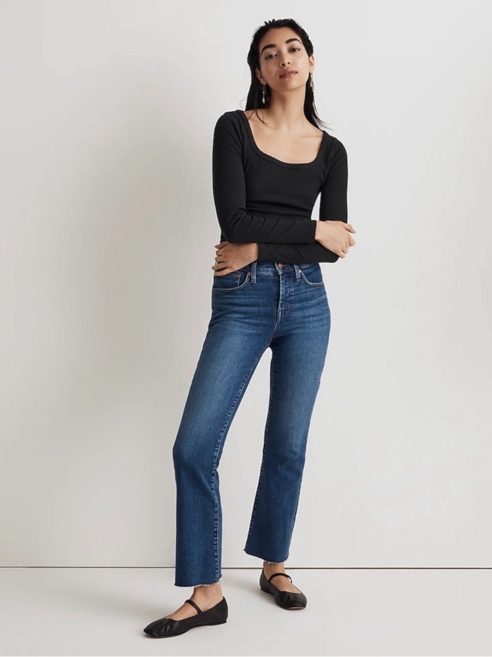 MadeWell Kick Out Crop Jeans NM242 Size 27